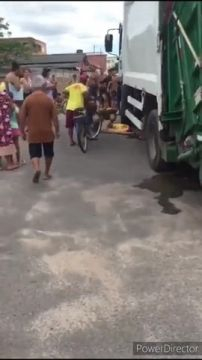 Oldman Leg Tragically Crushed By Dump Truck