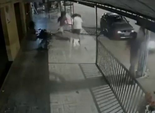 Man Tries to Run Over Couple After a Bar Argument in Brazil