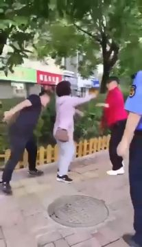 Street Fight In China