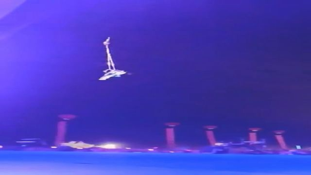 Acrobat Fell From A Height During A Performance
