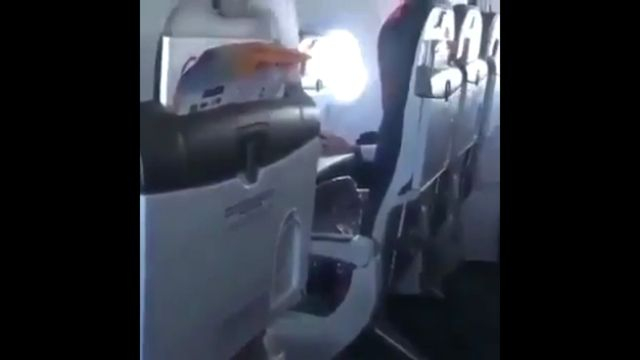 Man Jerking Off On A Plane
