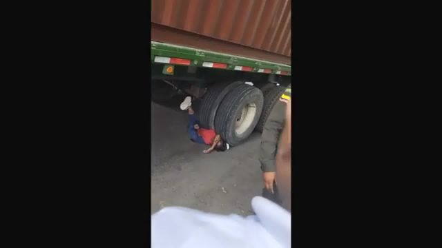 Young Woman Run Over By A Tractor-trailer