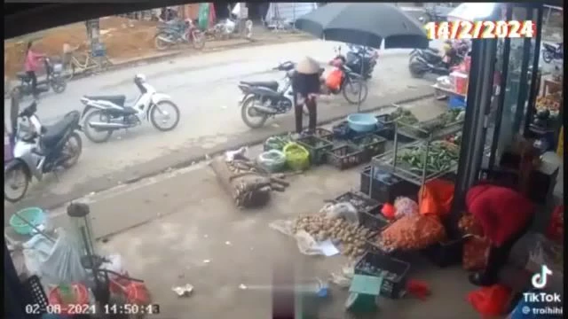 Bikers Smash Into Woman On E-bike