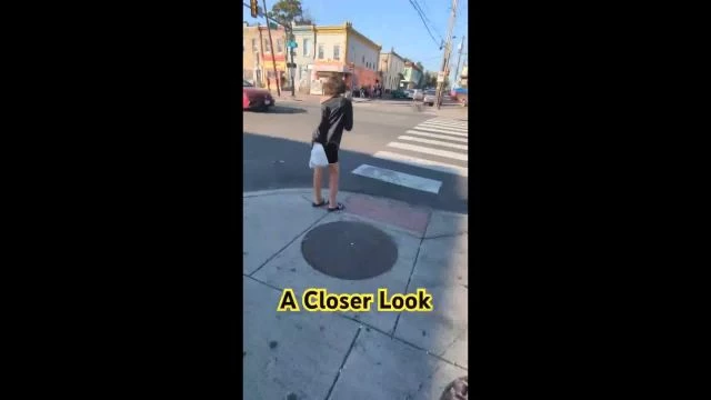 Street Near The Center Of San Francisco