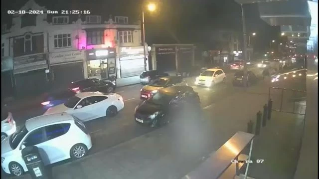 Accident on Soho Road. Handsworth, Birmingham, UK