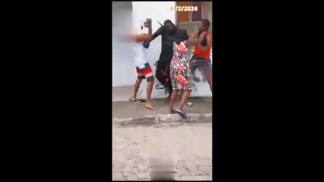 Two Africans Beat Up A Black Devil