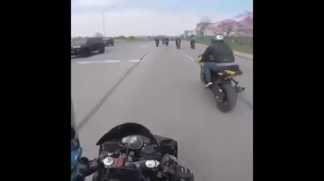 A Motorcyclist Crashed Into An ATV