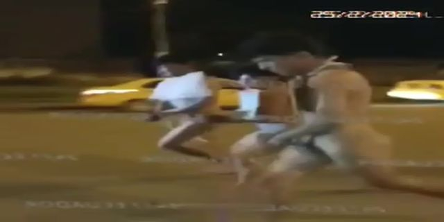 Three Thieves Humiliated And Forced To Run Naked In The City