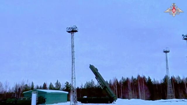 Test Launch Of The ''Yars'' Intercontinental Ballistic Missile. Russia