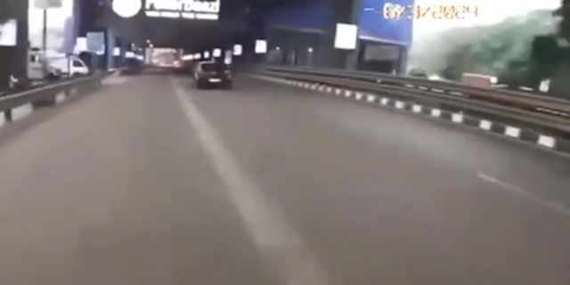 Just An Asshole Trying To Pull A Wheelie Off On A Motorway