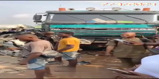 Crash Involving Truck, Bus Leaves Several Dead. Nigeria