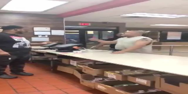 A Small Conflict In A Fast Food Restaurant Ended In A Knockout