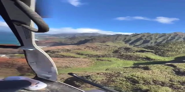 This Helicopter Experienced Engine Issues And Made A Forced Landing On The Shores Of Kauai, Hawaii