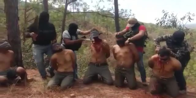 Beheading 5 People With A Machete
