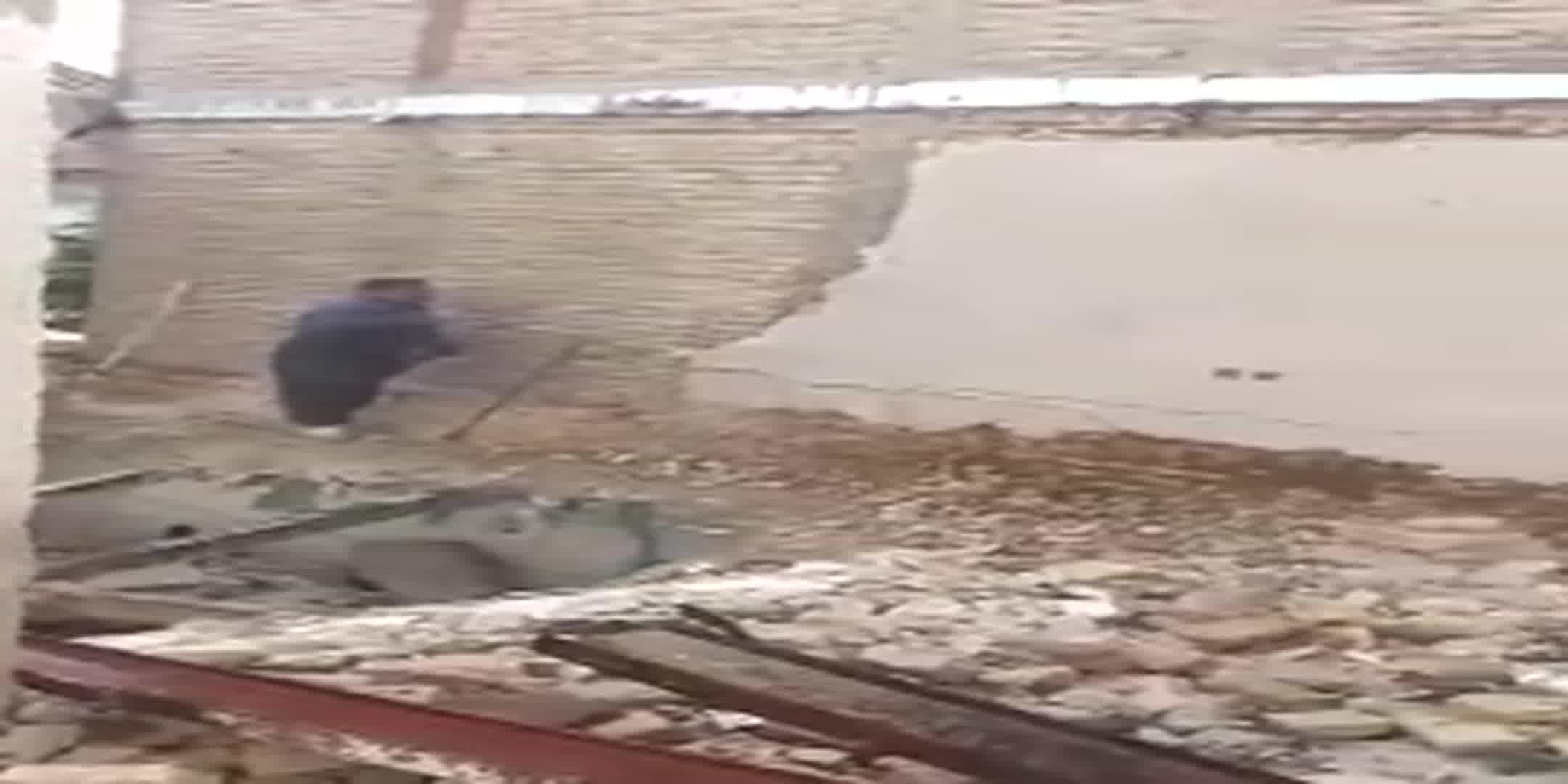 A Worker Is Crushed By A Collapsed Wall