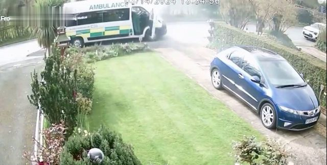 New Video Shows When An Ambulance In The United Kingdom Exploded Moments After Dropping Off A 91-Year-old Patient