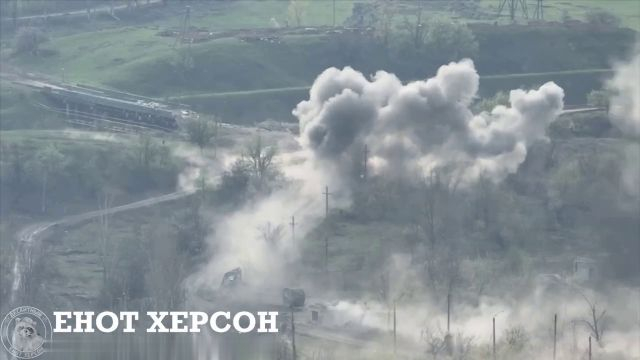 An American Humvee Armored Vehicle Was Destroyed In The Chasov Yar Area