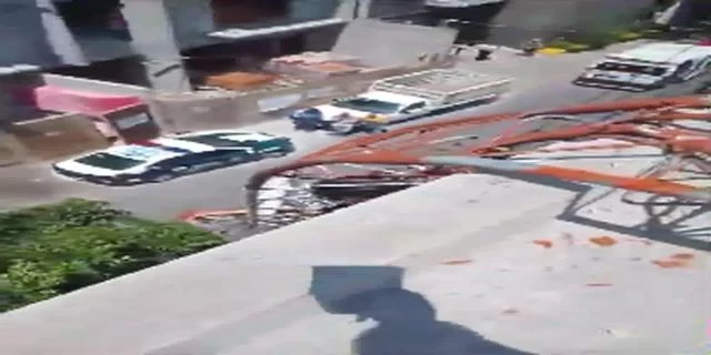 A Collapsed Crane Boom Killed A Worker. Aftermath