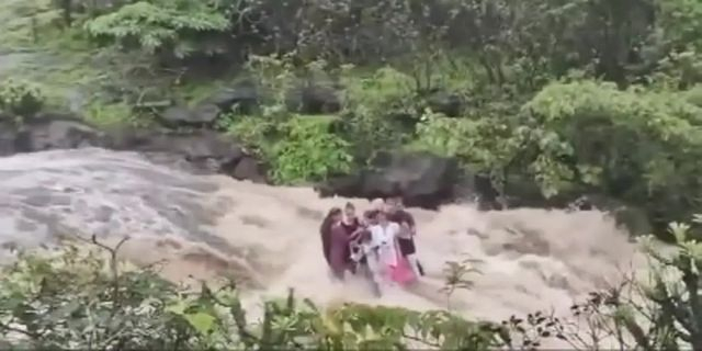 Three Women Drowned In A Powerful Mountain Stream Of Water
