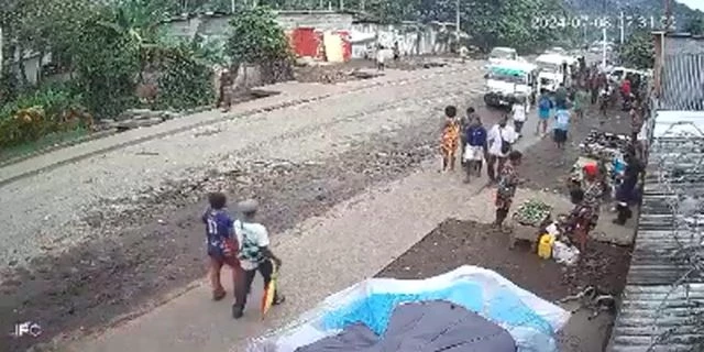 The Boy Ran Out Onto The Road In Front Of The Truck. The Driver Had No Chance To Stop