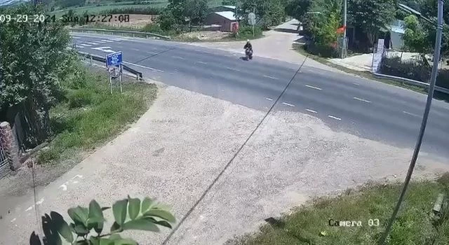 Instant Death Of A Motorcyclist