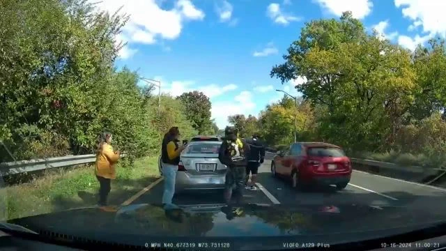 Insurance Fraud Attempt Caught On Camera In NewYork