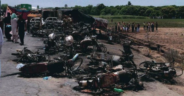 77 People Were Killed And 25 Were Injured When A Tanker Truck With Gasoline Exploded. Nigeria